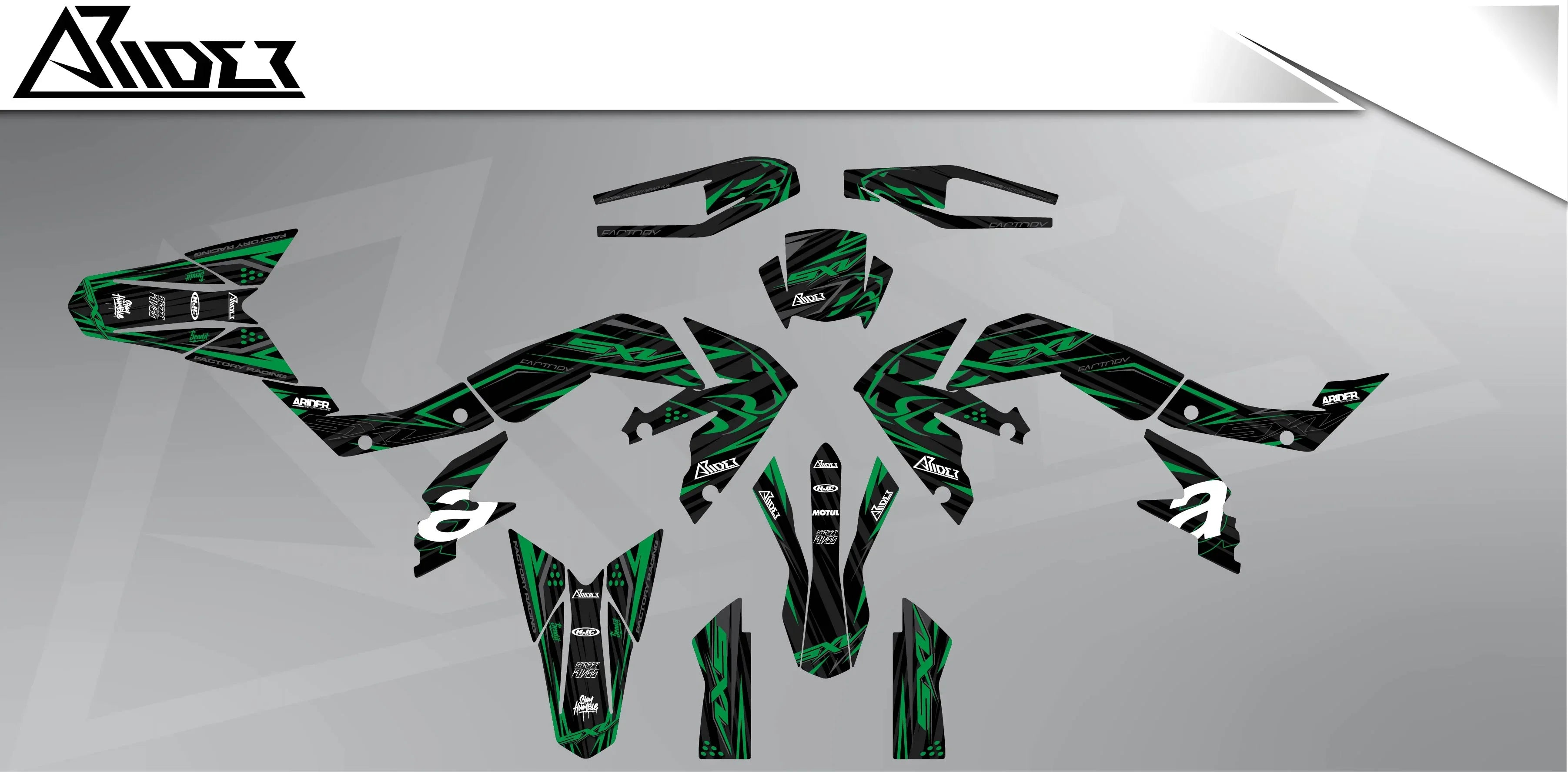 Graphics Kit suitable for Aprilia Dorsoduro 750-1200 - Factory
