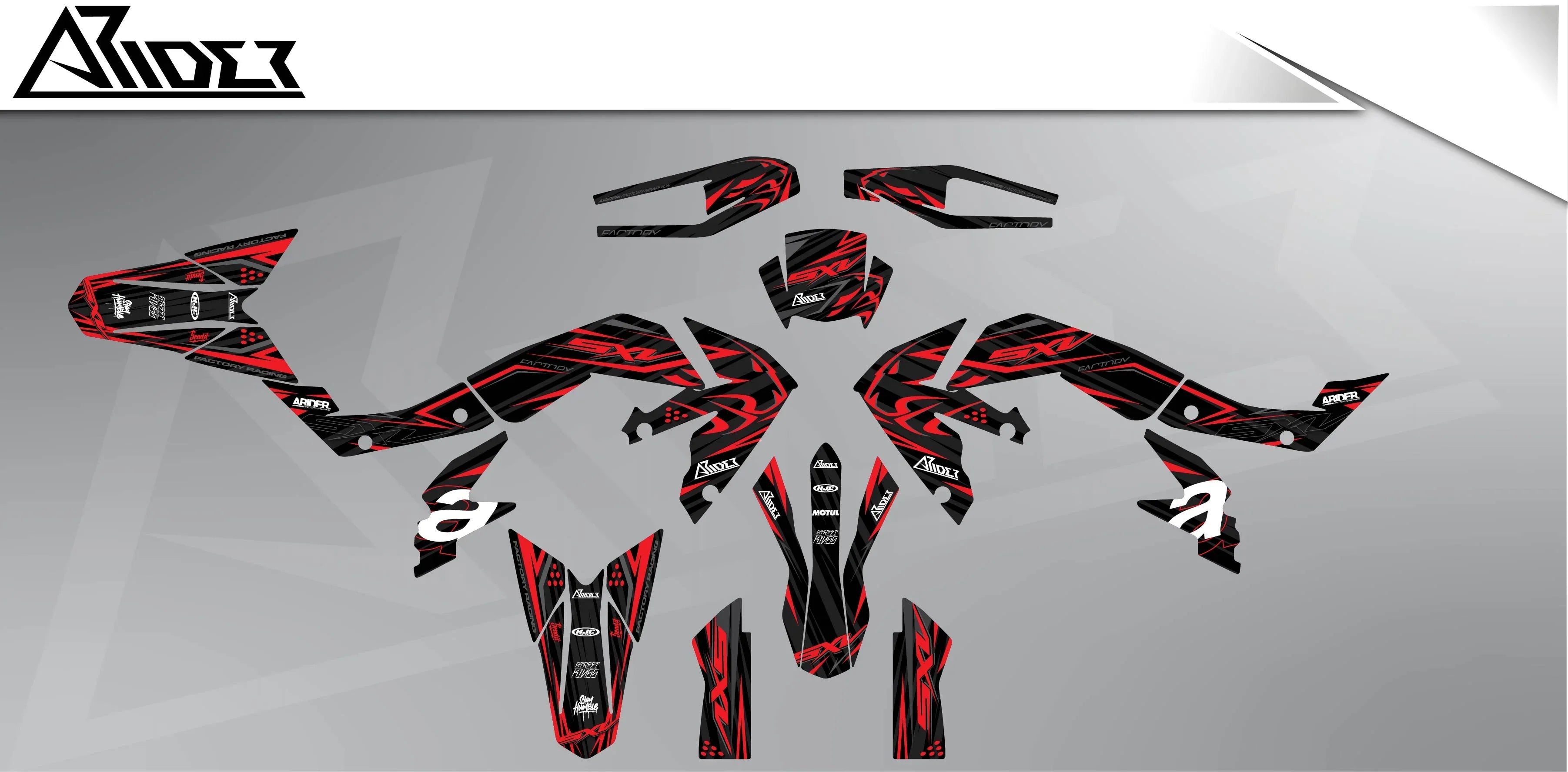 Graphics Kit suitable for Aprilia Dorsoduro 750-1200 - Factory