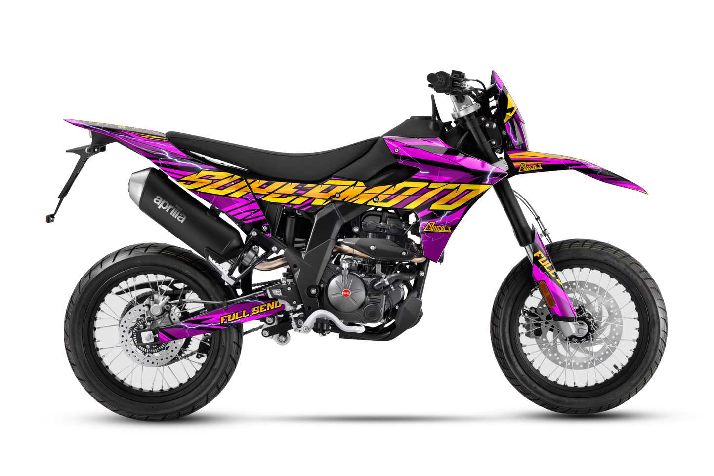 Graphics Kit suitable for Aprilia SX 125 - Jokehock Edition