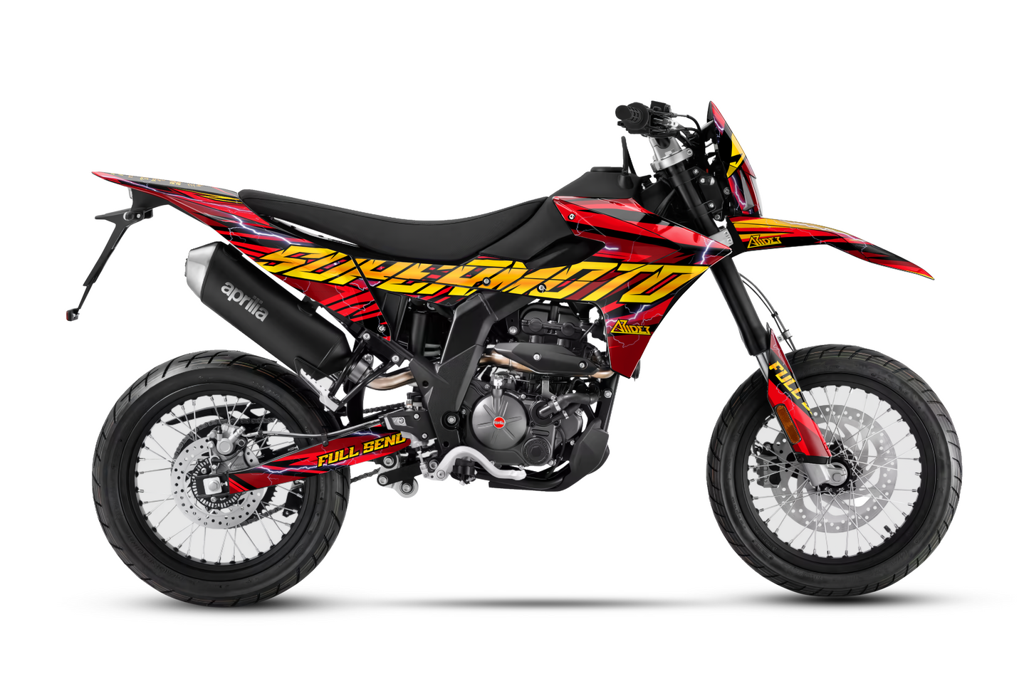Graphics Kit suitable for Aprilia SX 125 - Jokehock Edition