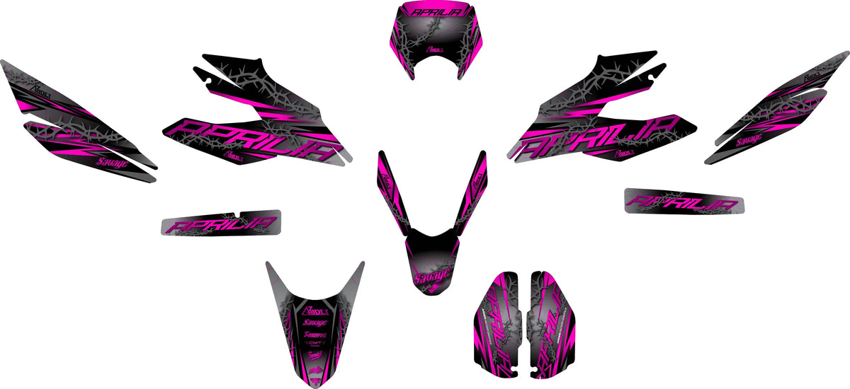 Dekor passend für Aprilia SX 125 - Razor Edition - Arider