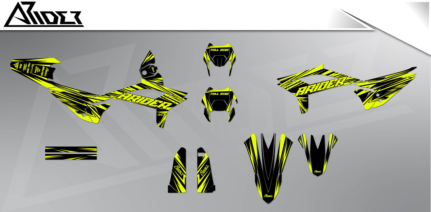 Graphics Kit suitable for Beta RR 50 / 125 - Freerider V1 Edition