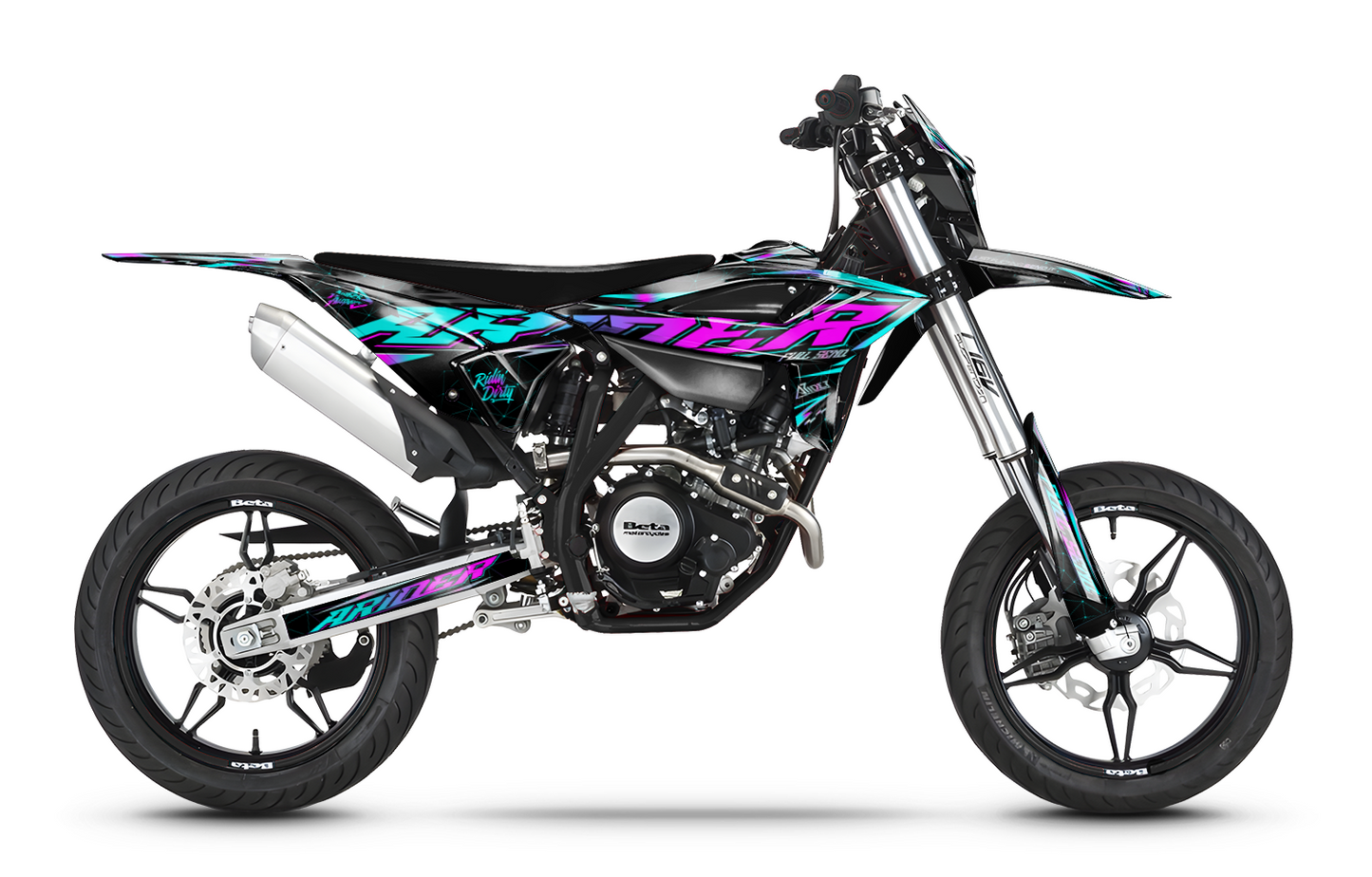 Graphics Kit suitable for Beta RR 50 / 125 - Glitch Edition