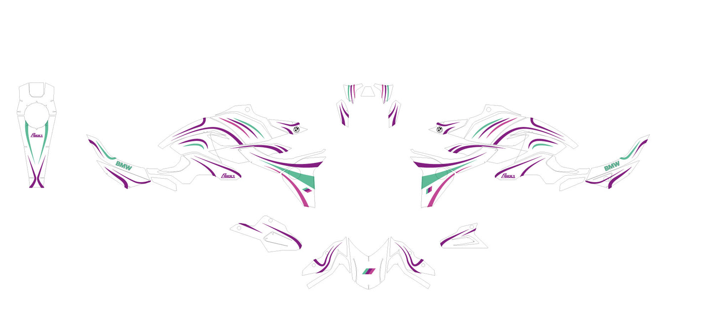 BMW F 900 R Graphics Kit - Velo Edition