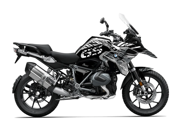 Dekor passend für BMW R1250 GS Dekor - Scratch - Arider