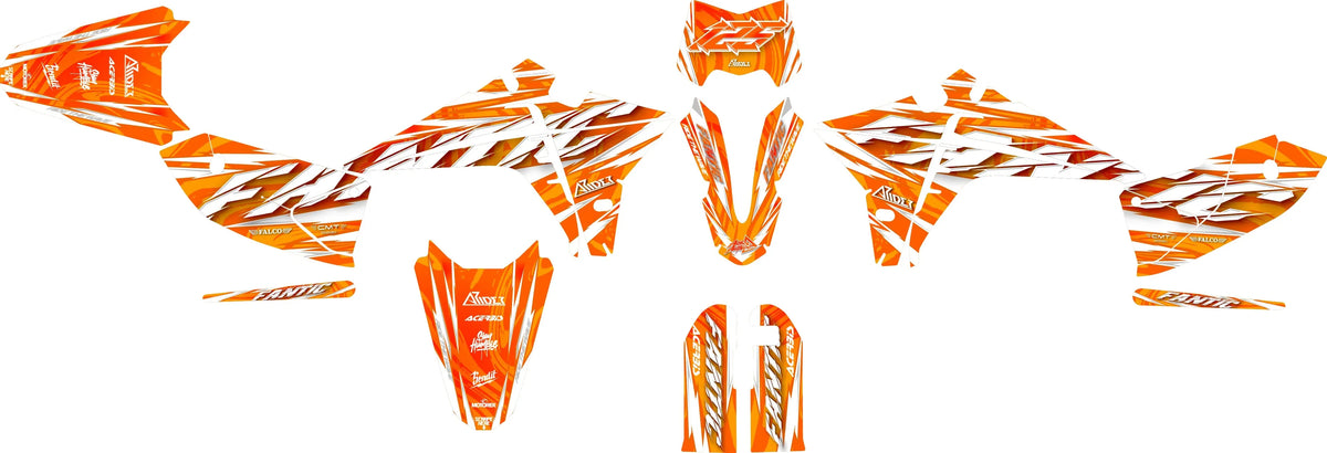 Dekor passend für Fantic XMF 50 / 125 - Breeze Edition - Arider