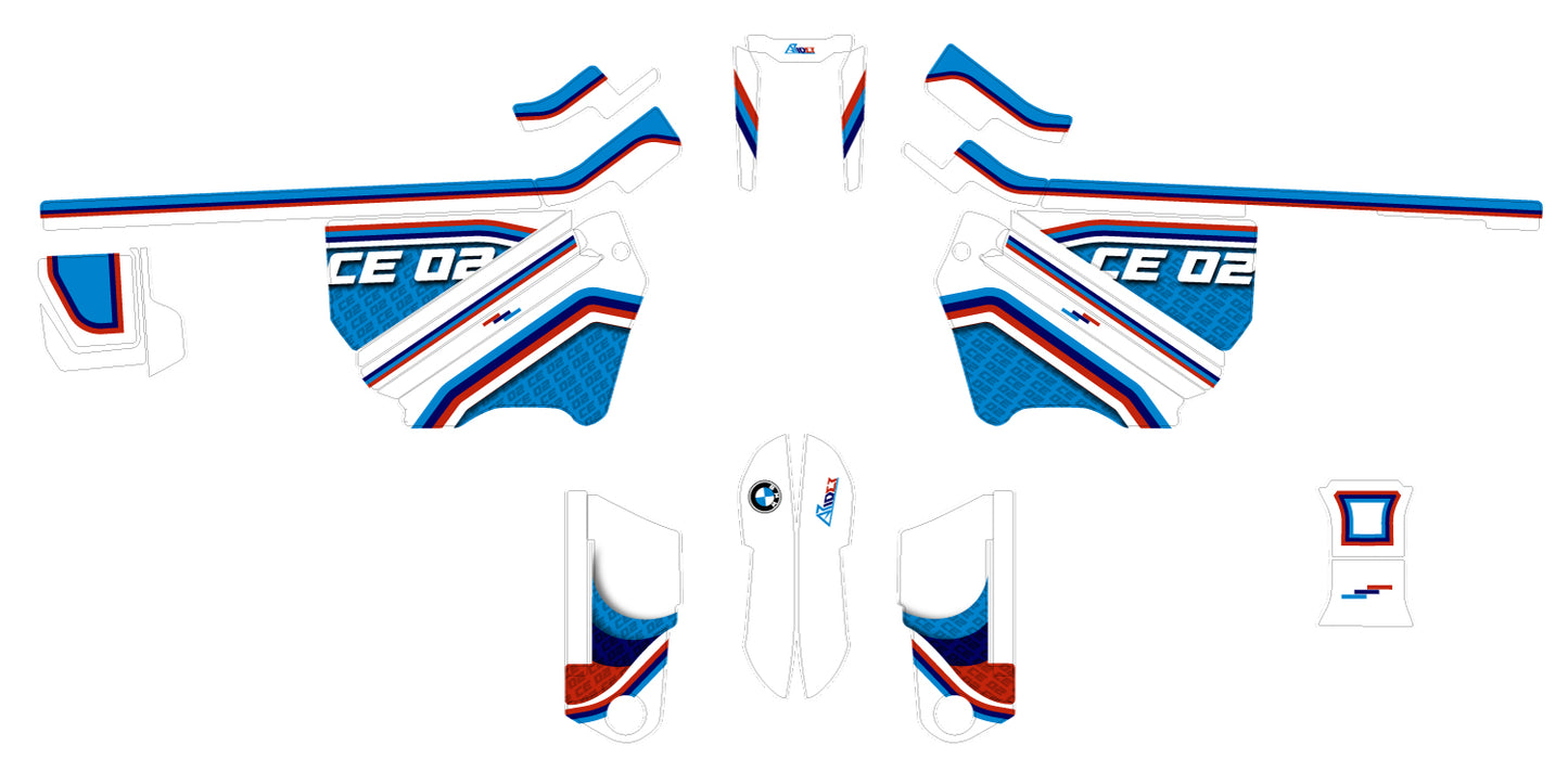 BMW CE02 Kit de pegatinas - Edición Icono