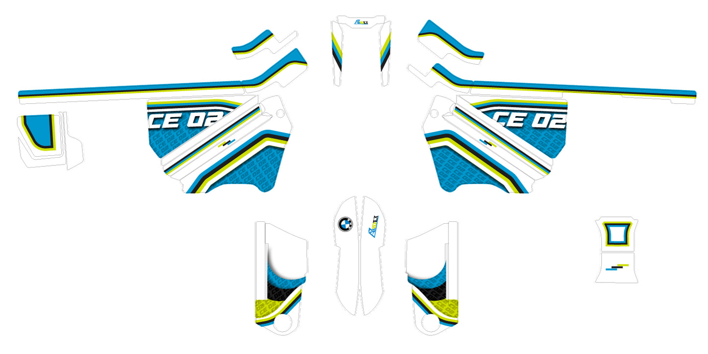 BMW CE02 Kit de pegatinas - Edición Icono