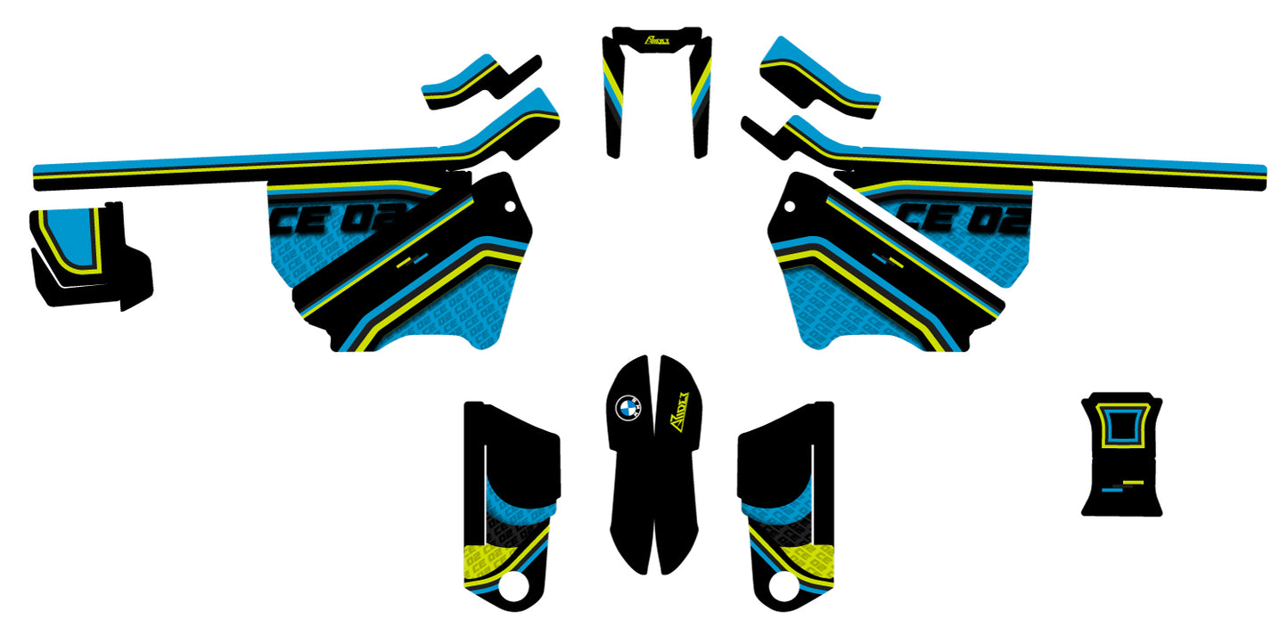 BMW CE02 Kit de pegatinas - Edición Icono