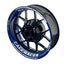 Felgenaufkleber Cafe racer Premium Design Saw B blau