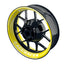 Felgenaufkleber Cafe racer Premium Design Saw B gelb