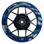 Felgenaufkleber Camouflage Blue rund Streetwar Premium keine