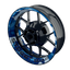 Felgenaufkleber Camouflage Blue rund Streetwar Premium keine