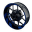 Felgenaufkleber Chainsaw Wheelsticker Premium blau