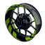 Felgenaufkleber Chainsaw Wheelsticker Premium grün