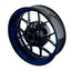 Felgenaufkleber Cybertech schwarz Wheelsticker Premium blau
