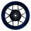 Felgenaufkleber Cybertech schwarz Wheelsticker Premium blau