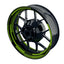 Felgenaufkleber Cybertech schwarz Wheelsticker Premium grün