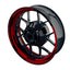 Felgenaufkleber Cybertech schwarz Wheelsticker Premium rot