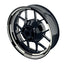 Felgenaufkleber Cybertech schwarz Wheelsticker Premium weiss