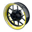 Felgenaufkleber Cybertech weiss Wheelsticker Premium gelb