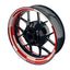 Felgenaufkleber Cybertech weiss Wheelsticker Premium rot
