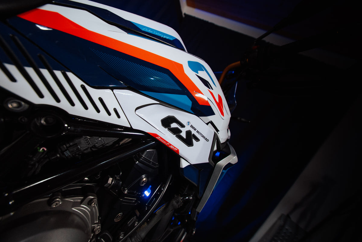 Kit de pegatinas adecuado para BMW F 450 GS - Edición Slim