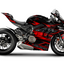 Graphics Kit suitable for Ducati Panigale V4 - Nitro Edition