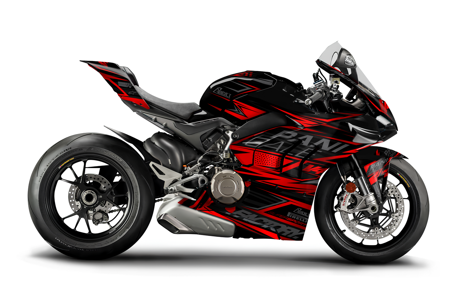 Graphics Kit suitable for Ducati Panigale V4 - Nitro Edition