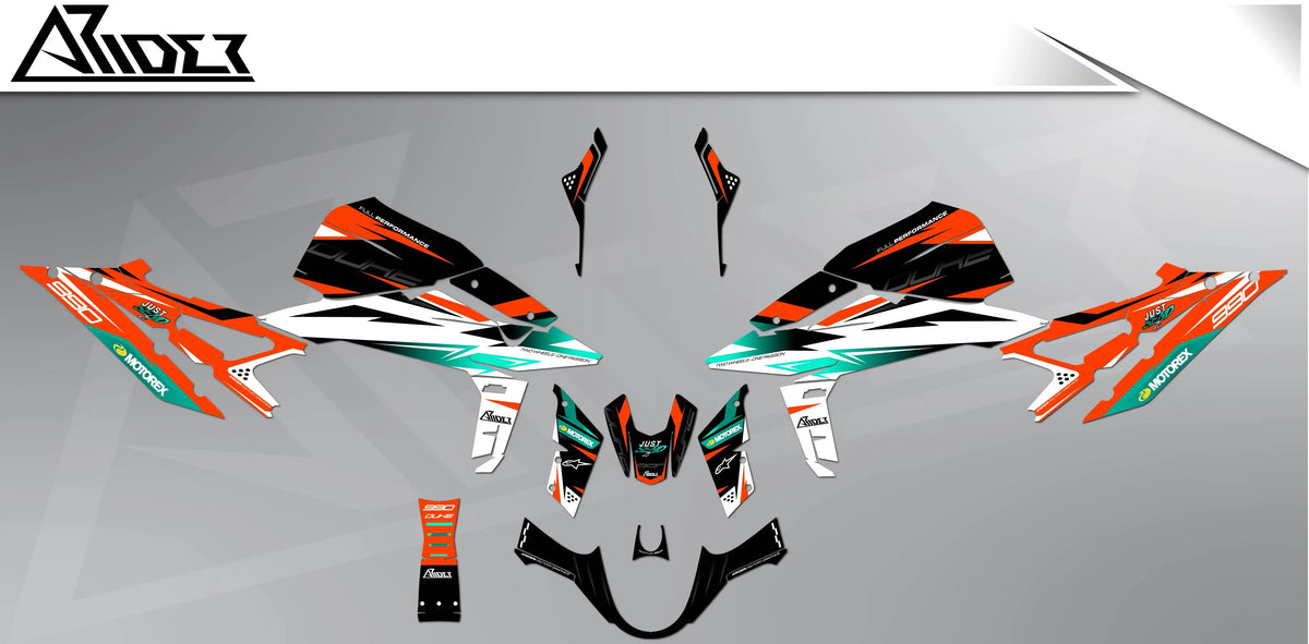Dekor passend für KTM Duke 990 - Factory Edition - Arider