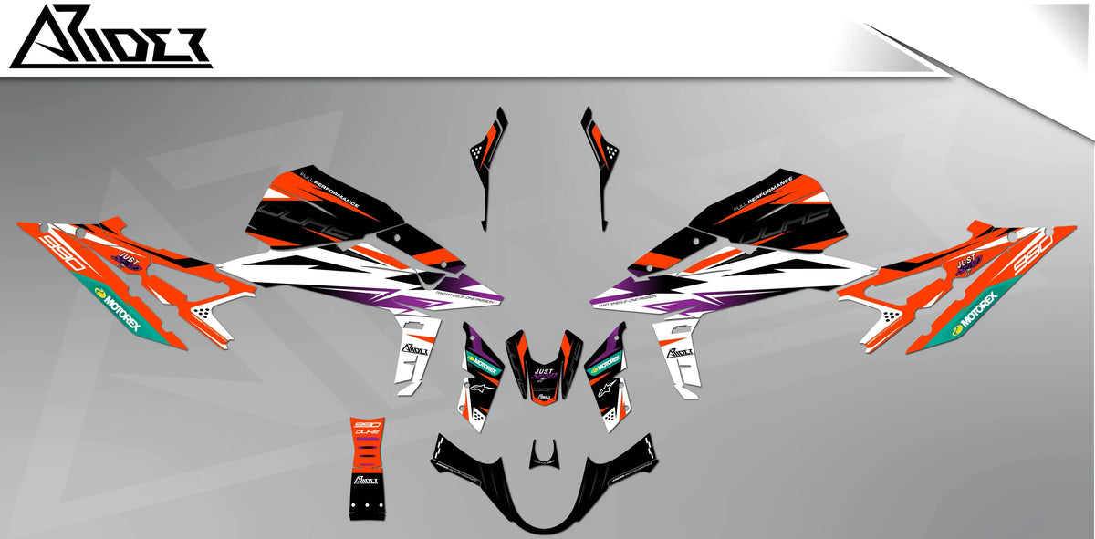 Dekor passend für KTM Duke 990 - Factory Edition - Arider