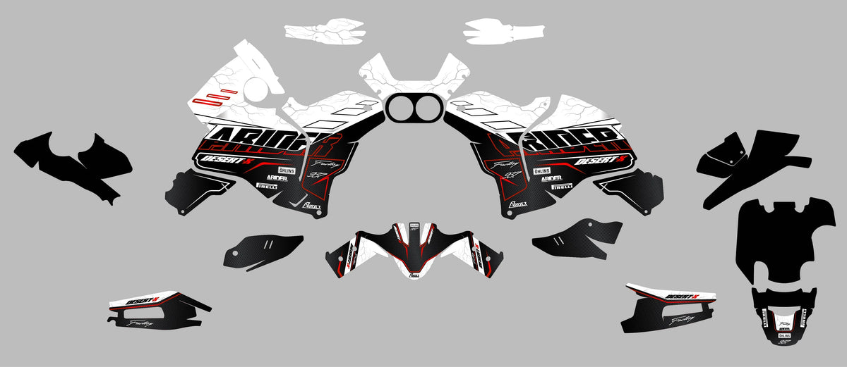 Dekor passend für Ducati DesertX - Explorer Edition - Arider
