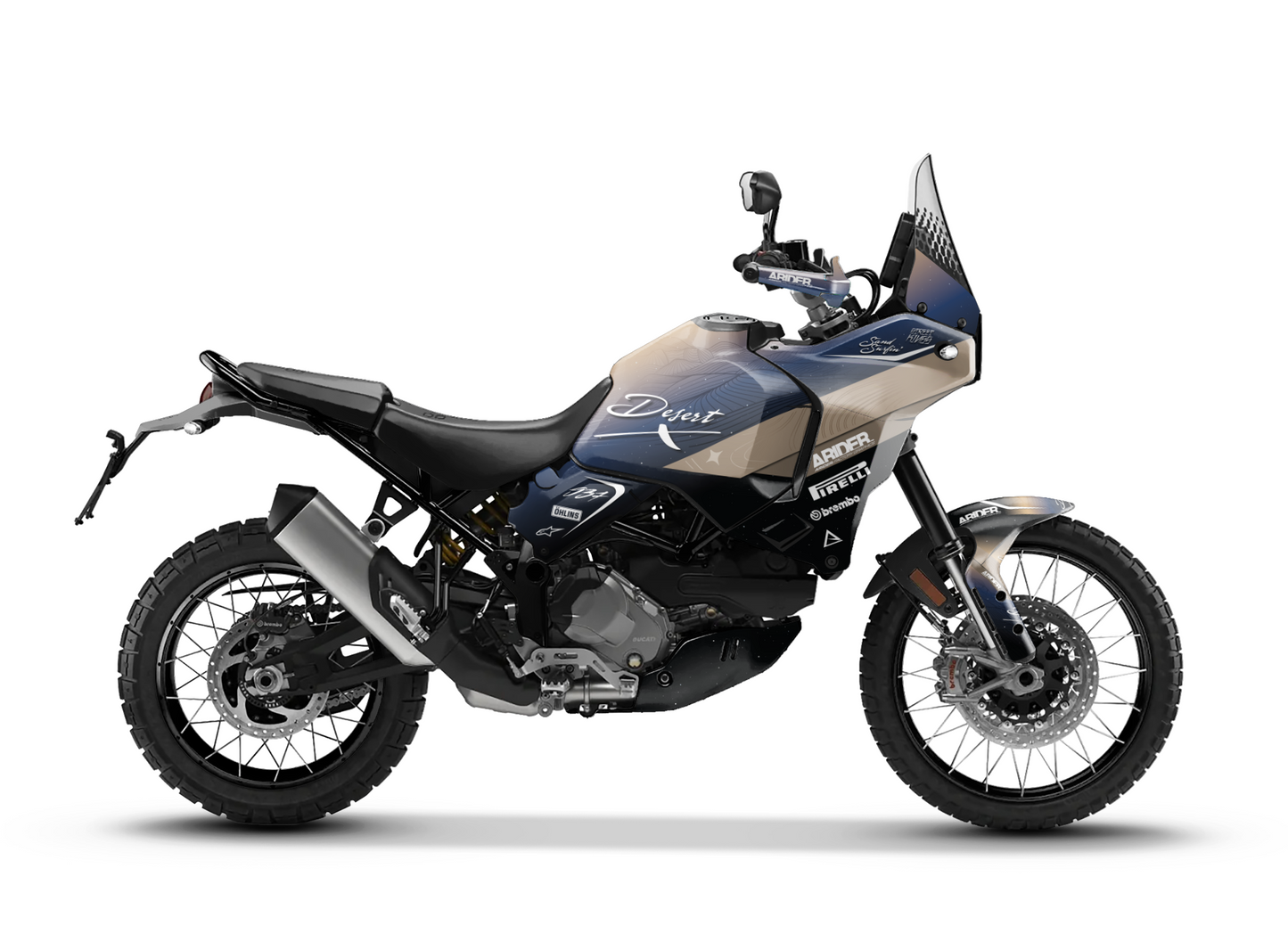 Graphics Kit suitable for Ducati DesertX - Desert Edition