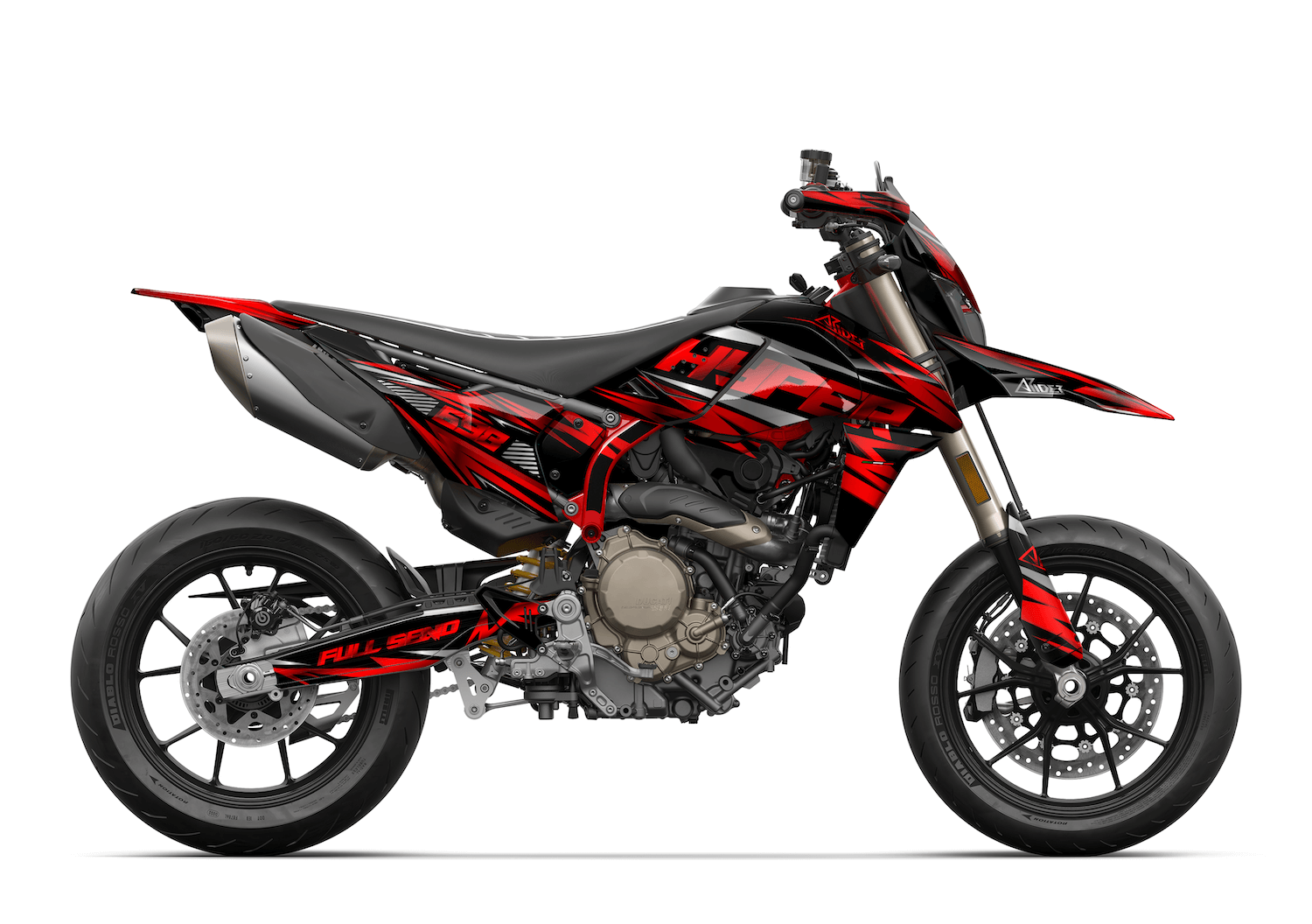 Ducati Hypermotard Mono 698 Graphics Kit - Duplex Edition