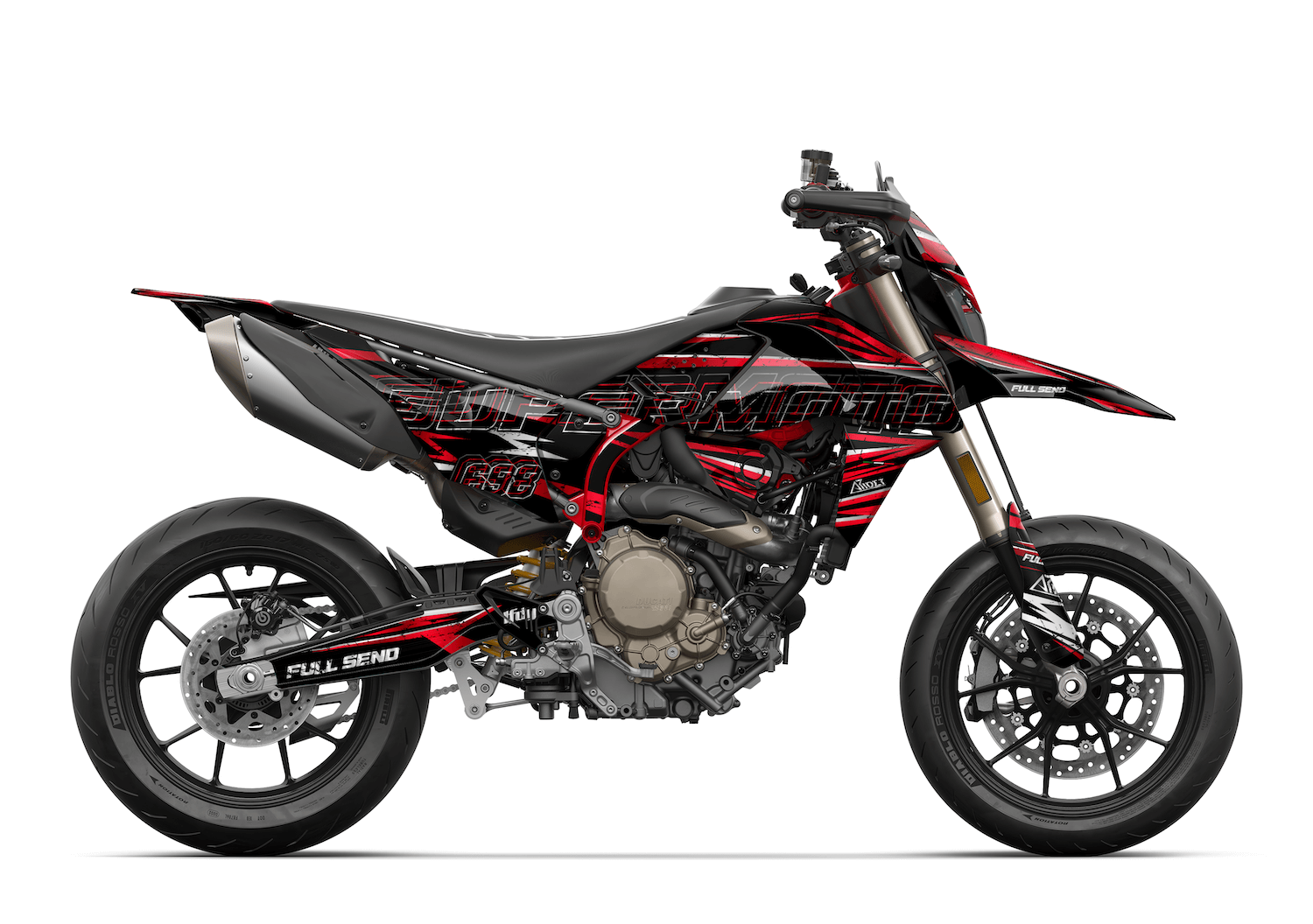 Ducati Hypermotard Mono 698 Graphics Kit - Swifty Edition