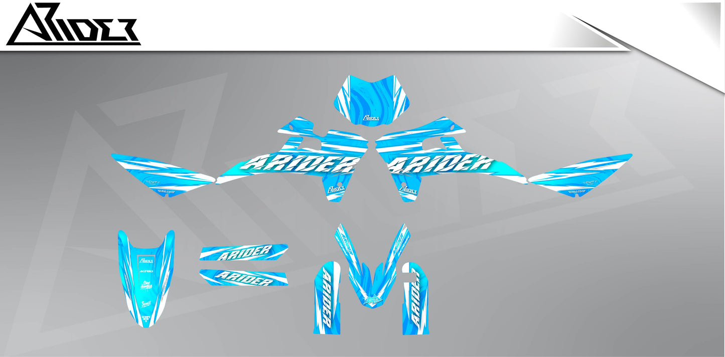 Graphics Kit suitable for Fantic XMF 50 / 125 - Breeze Edition