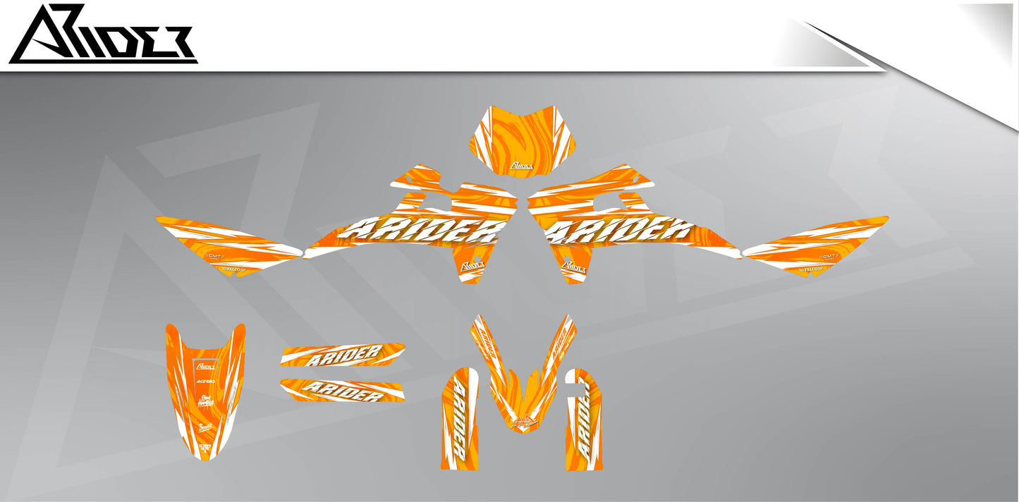 Graphics Kit suitable for Fantic XMF 50 / 125 - Breeze Edition