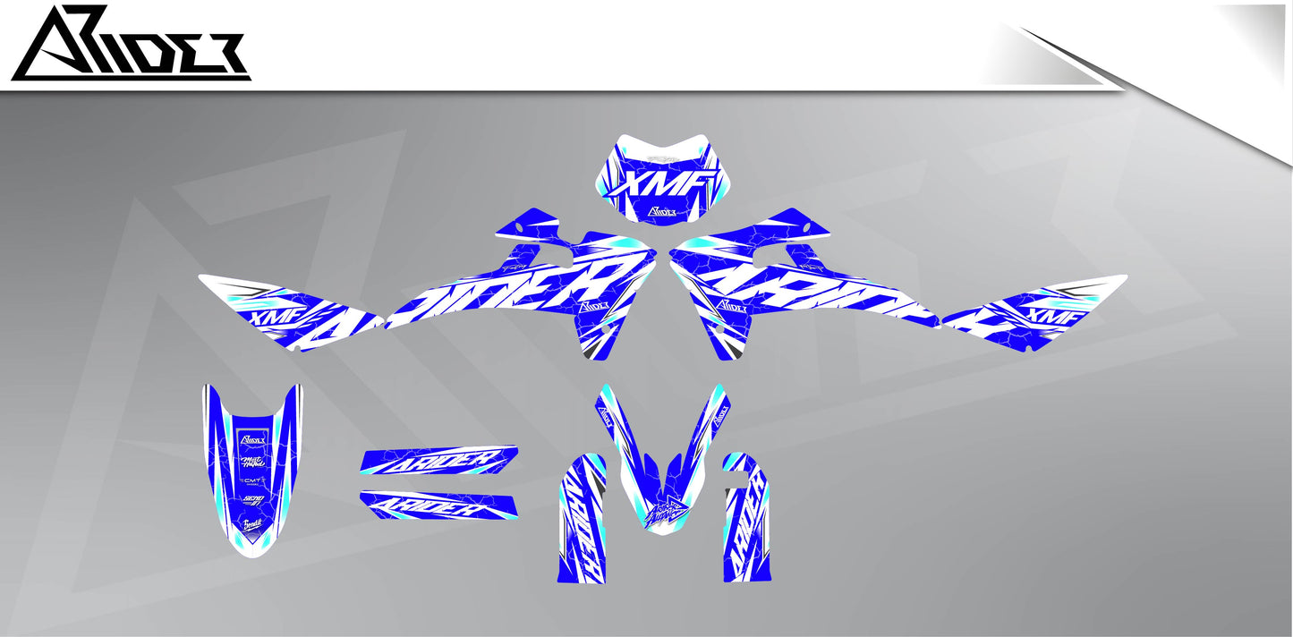 Graphics Kit suitable for Fantic XMF 50 / 125 - Core Edition