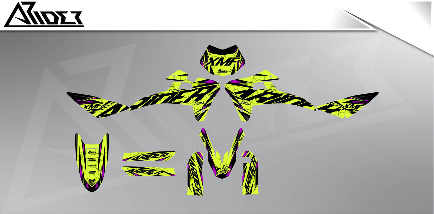 Graphics Kit suitable for Fantic XMF 50 / 125 - Core Edition