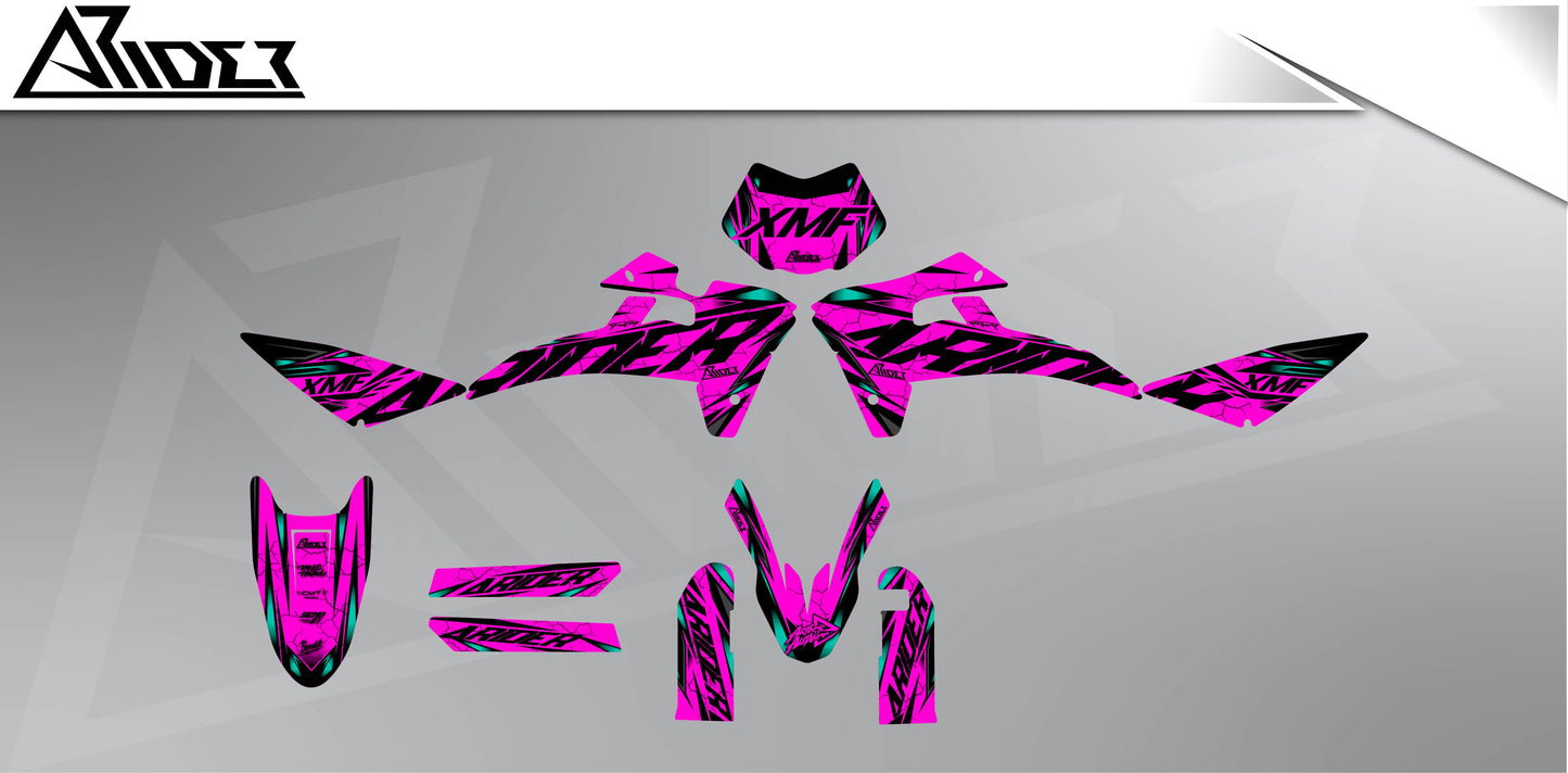 Graphics Kit suitable for Fantic XMF 50 / 125 - Core Edition