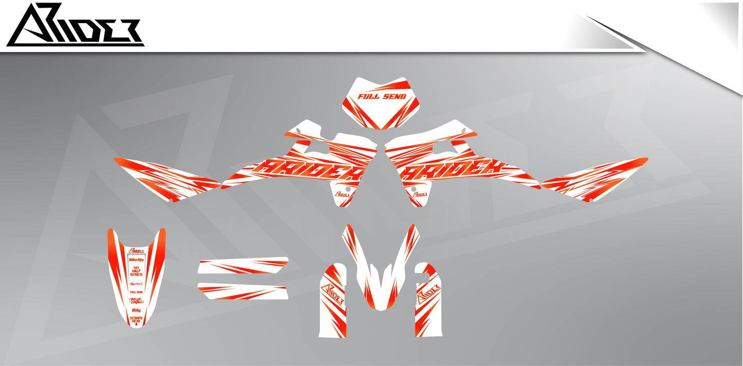 Graphics Kit suitable for Fantic XMF 50 / 125 - Division Edition