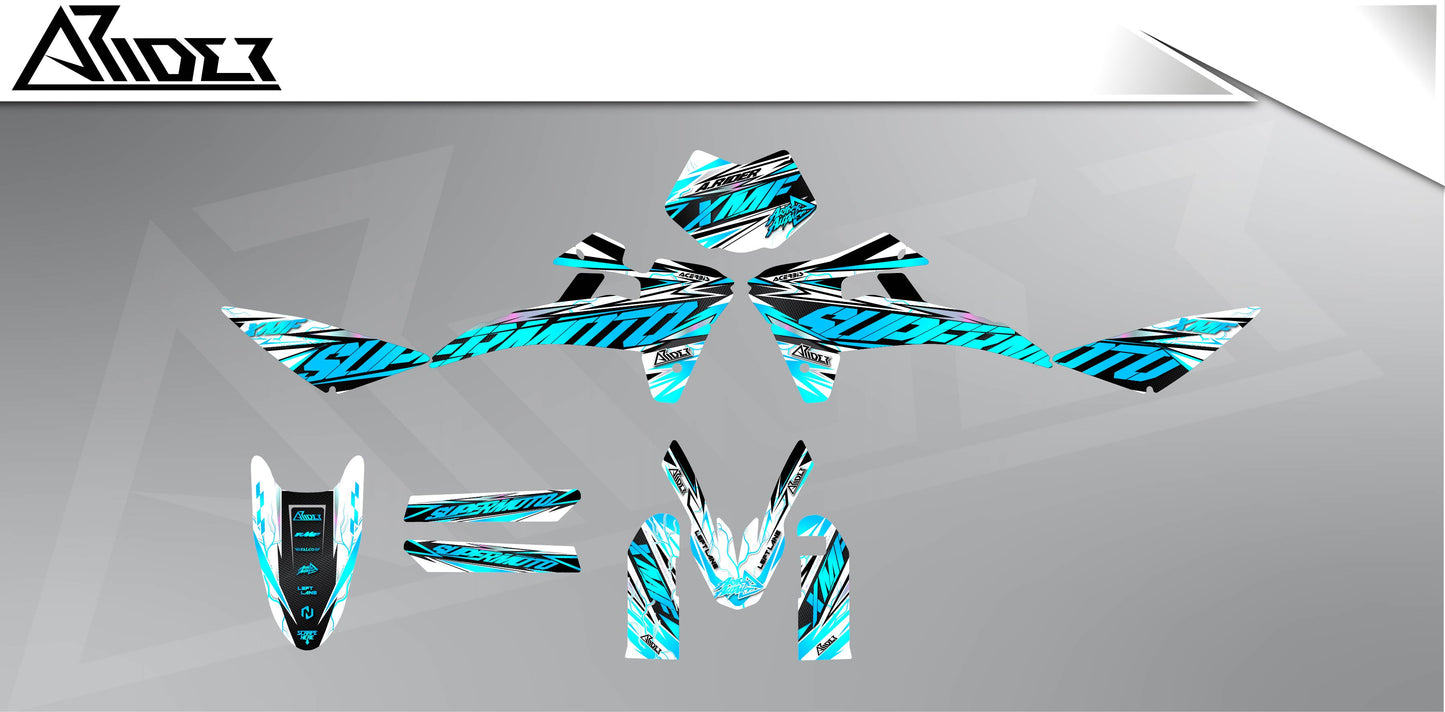 Graphics Kit suitable for Fantic XMF 50 / 125 - Edge Edition