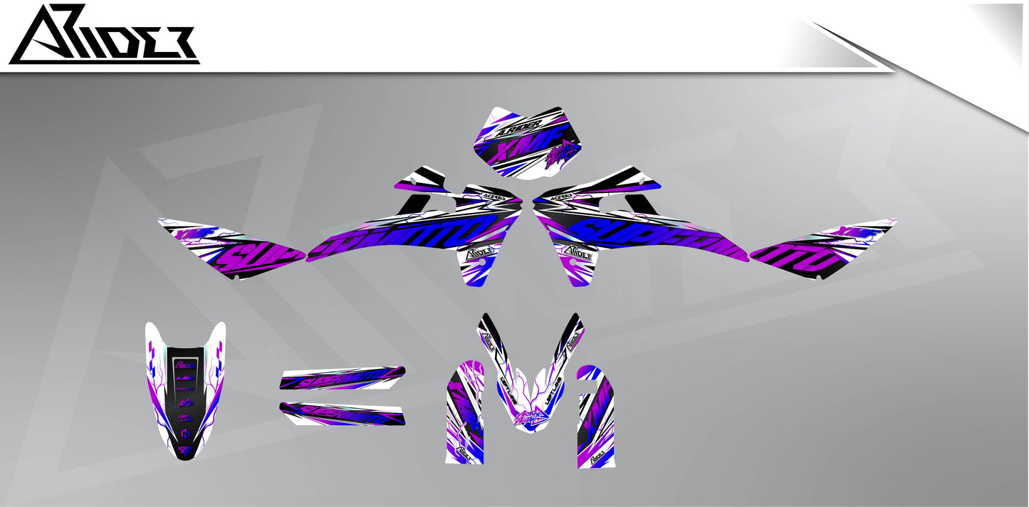 Graphics Kit suitable for Fantic XMF 50 / 125 - Edge Edition