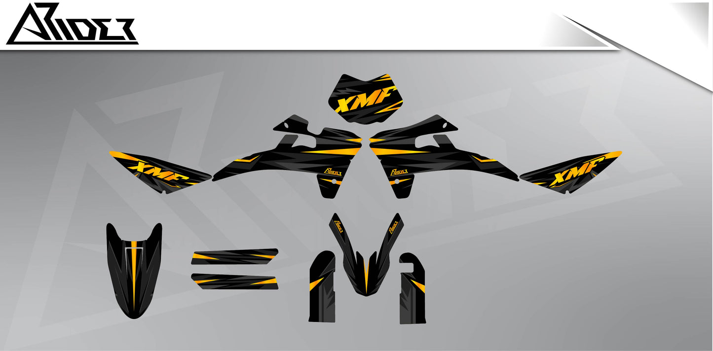 Graphics Kit suitable for Fantic XMF 50 / 125 - Impact Edition