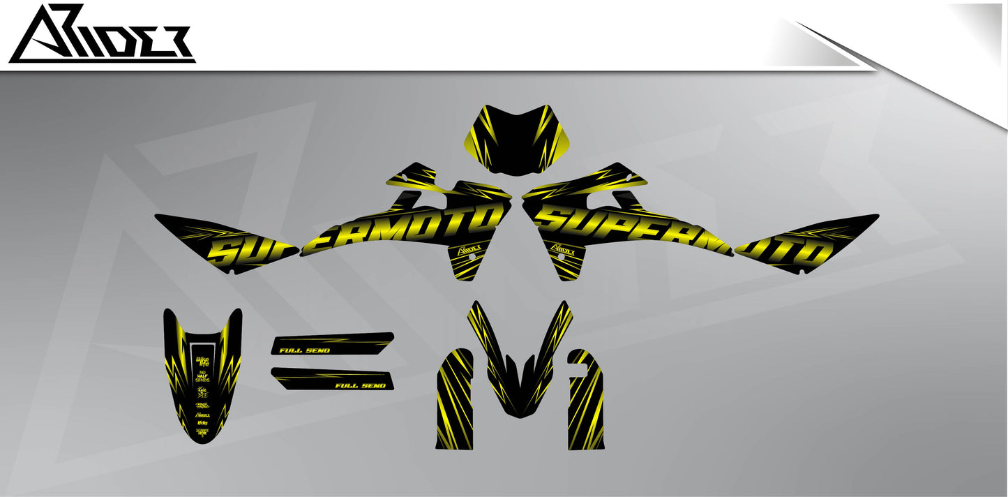 Graphics Kit suitable for Fantic XMF 50 / 125 - Maex Edition