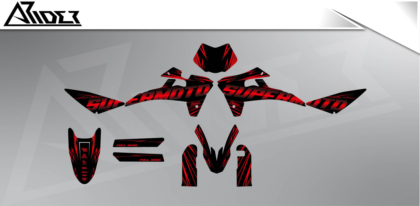 Graphics Kit suitable for Fantic XMF 50 / 125 - Maex Edition