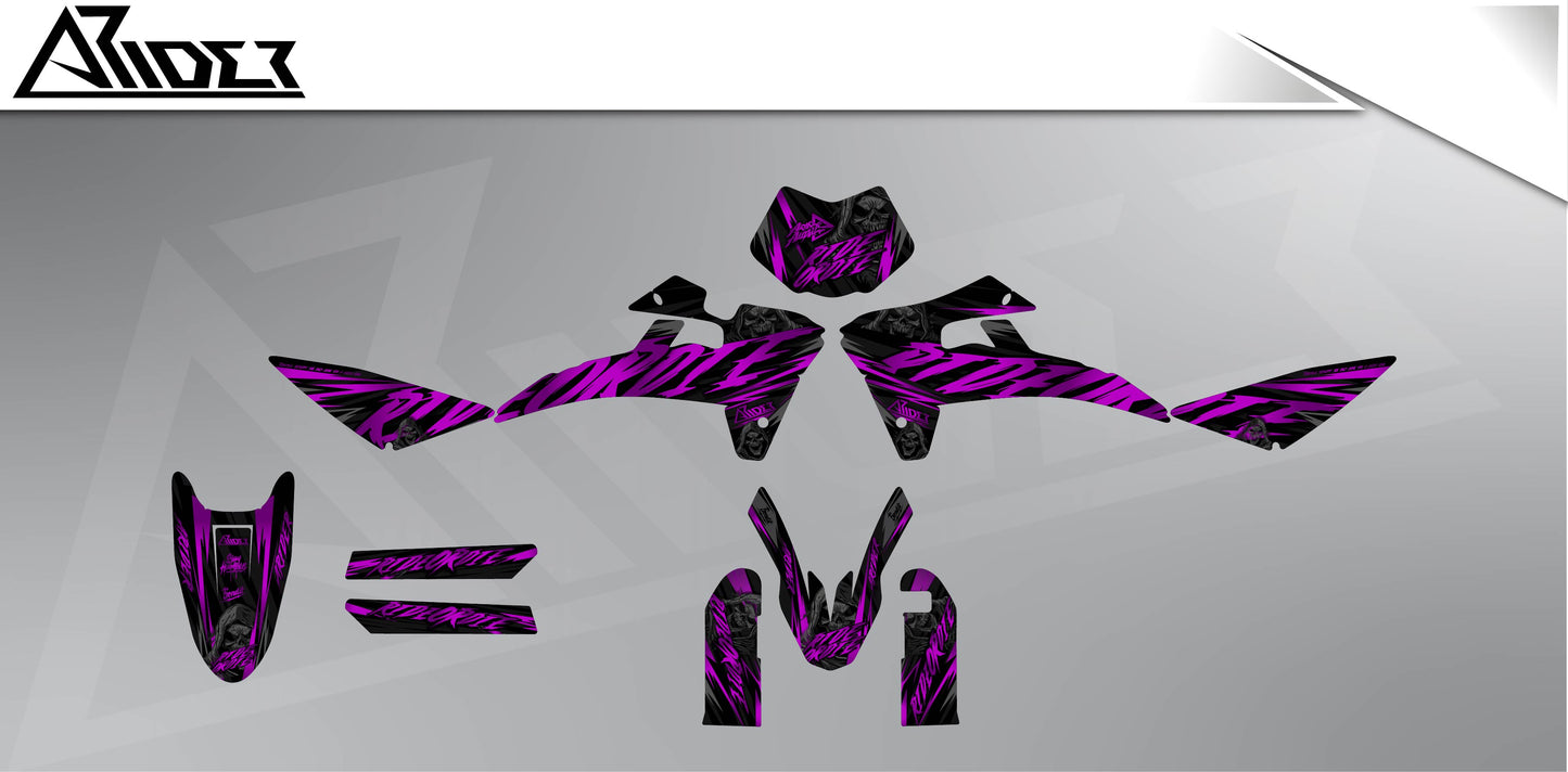 Graphics Kit suitable for Fantic XMF 50 / 125 - RideOrDie Edition