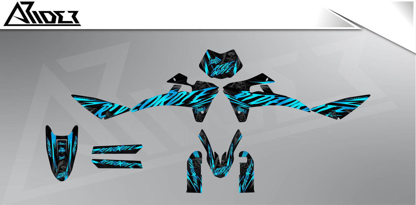 Graphics Kit suitable for Fantic XMF 50 / 125 - RideOrDie Edition