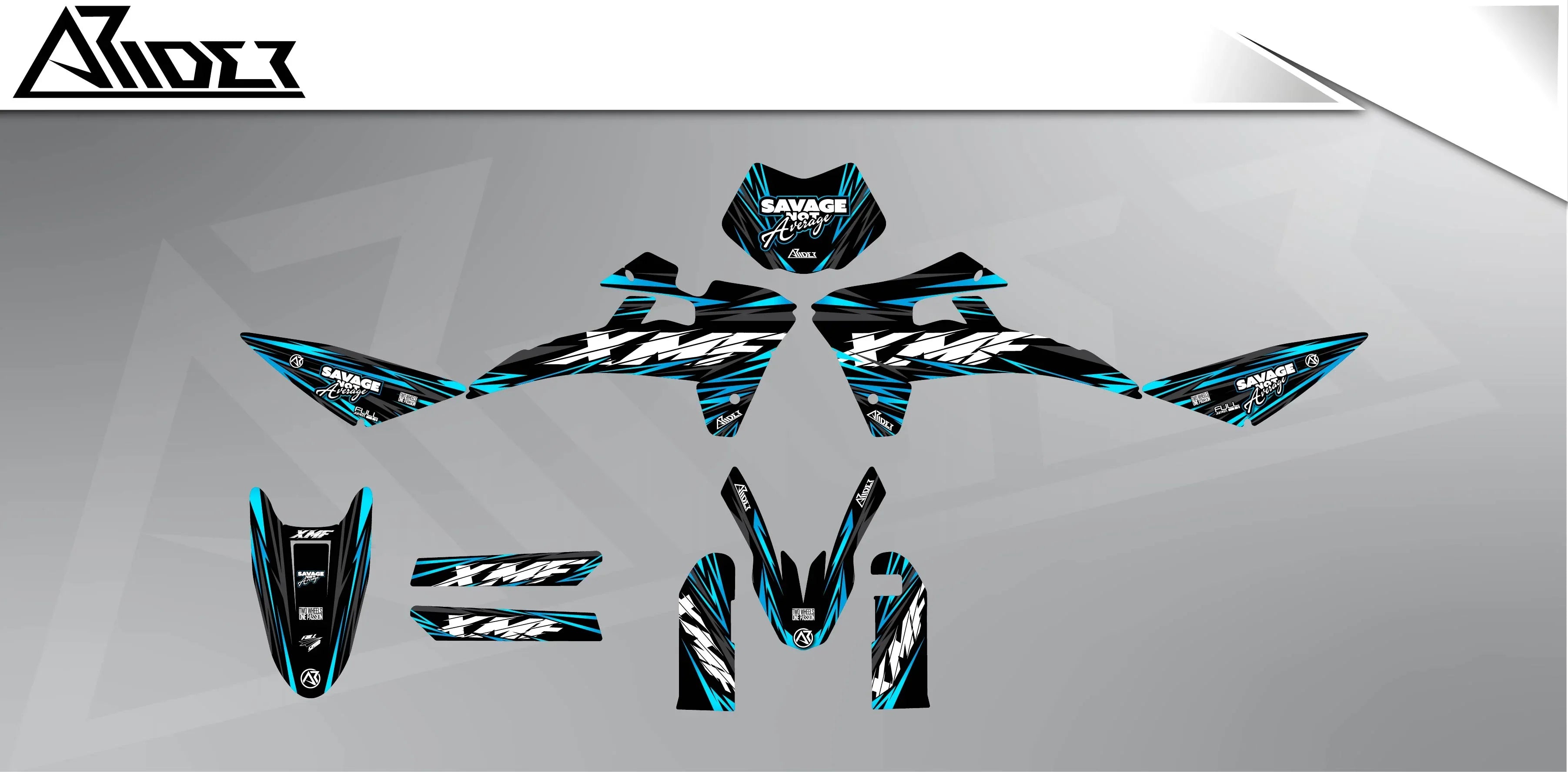 Graphics Kit suitable for Fantic XMF 50 / 125 - Savage Edition