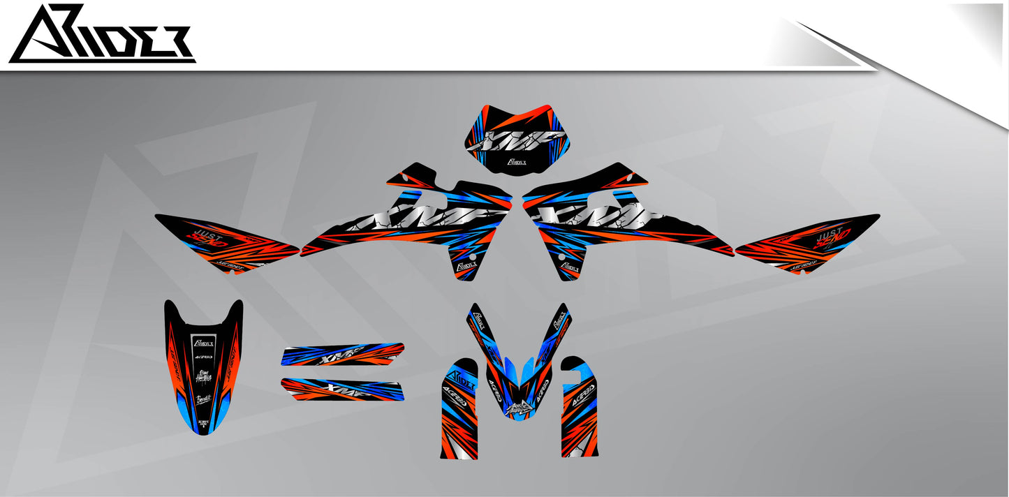 Graphics Kit suitable for Fantic XMF 50 / 125 - Vault Edition